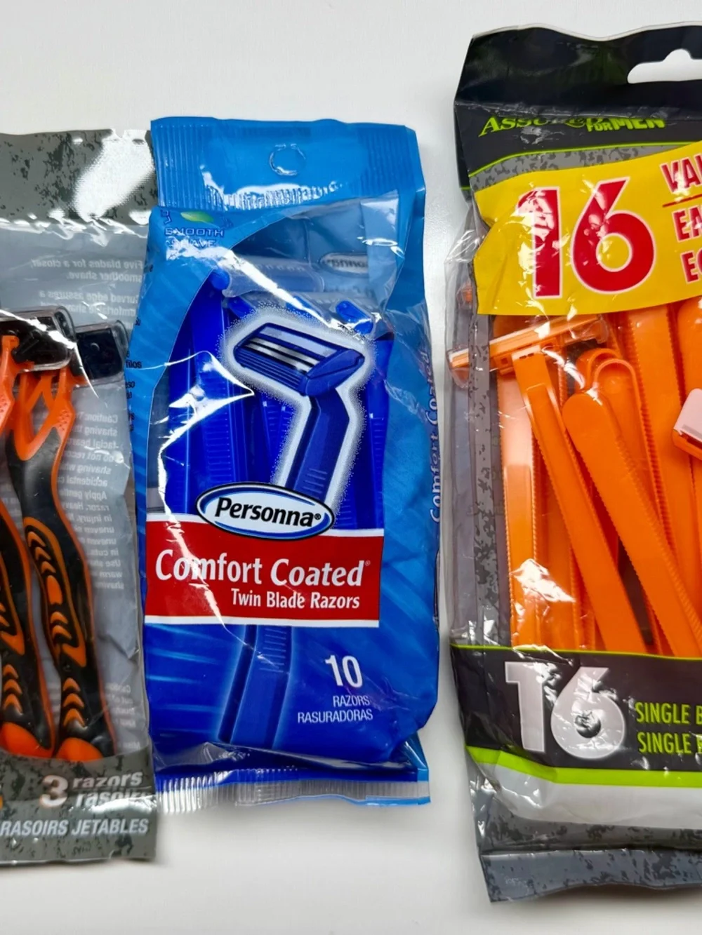 Disposable‎ Razors Lot – 29 Razors (3 Bags) – NEW & Sealed